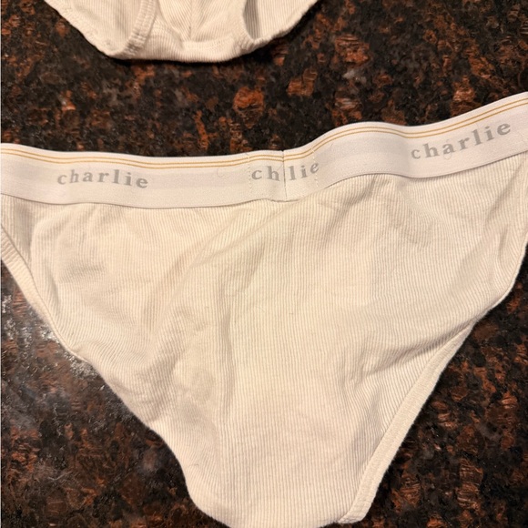 Charlies Classic White Men's Sport Brief - Picture 2 of 3
